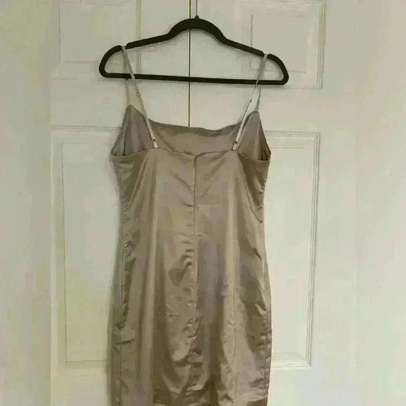 NWOT TEN BY BABATON THE PASSION SLIP DRESS SIZE 10 NUDE  TAUPE - Picture 7 of 10